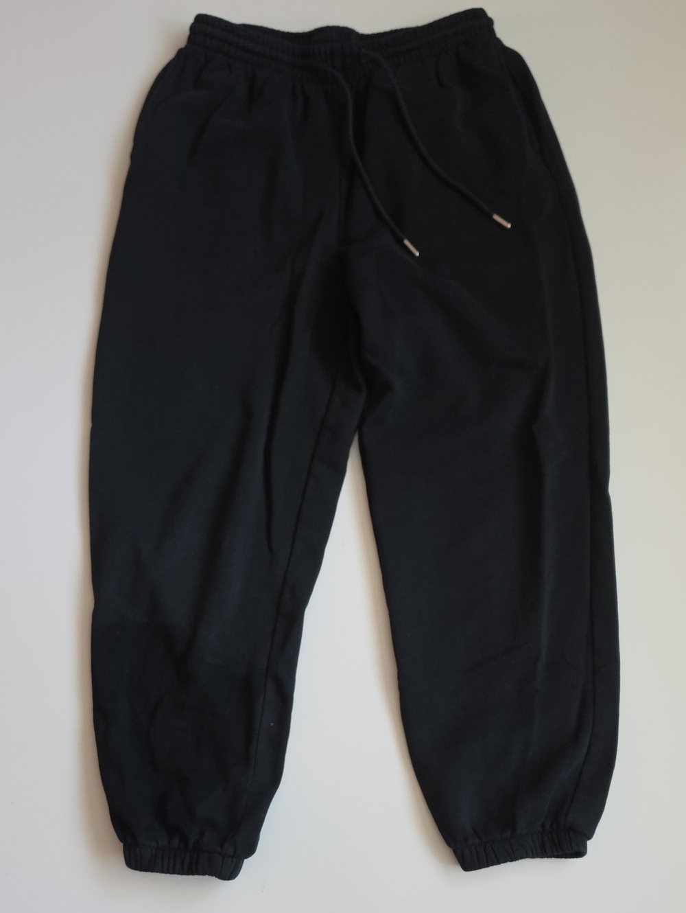 H&M Black Women's Sweat Joggers with Drawstring